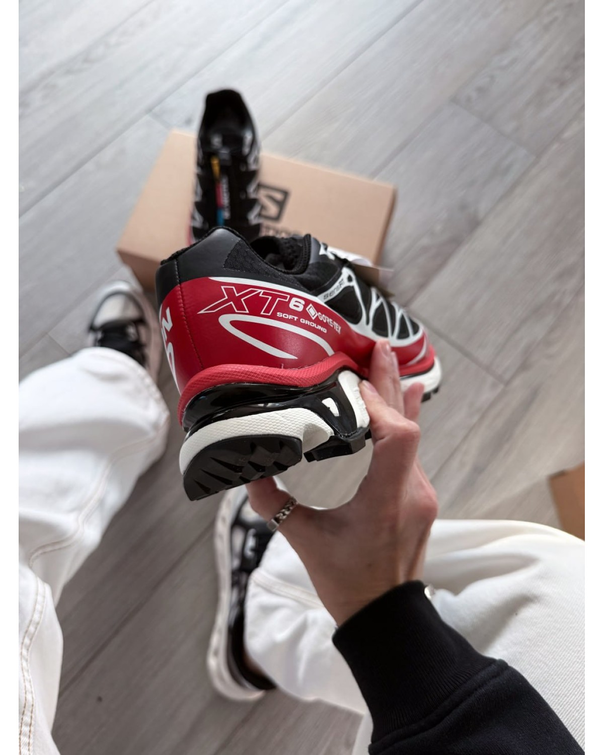 Salomon XT-6 Gore-Tex Black Red
