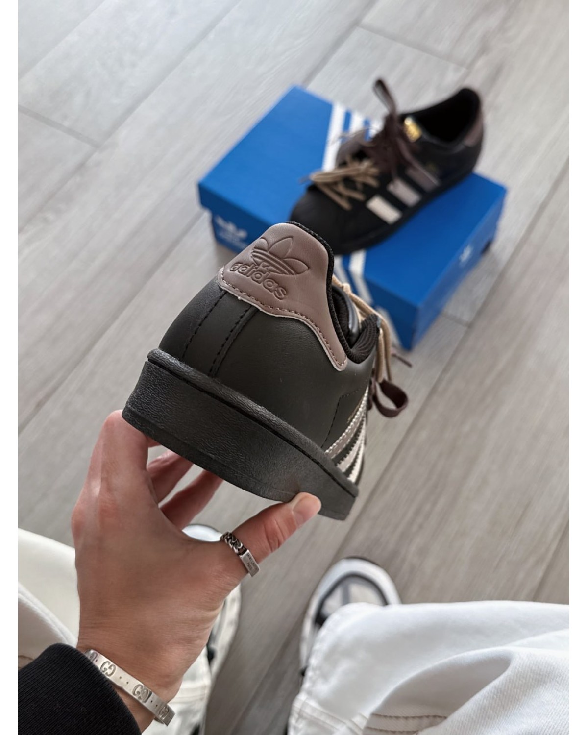 Adidas Superstar Custom Laces Black