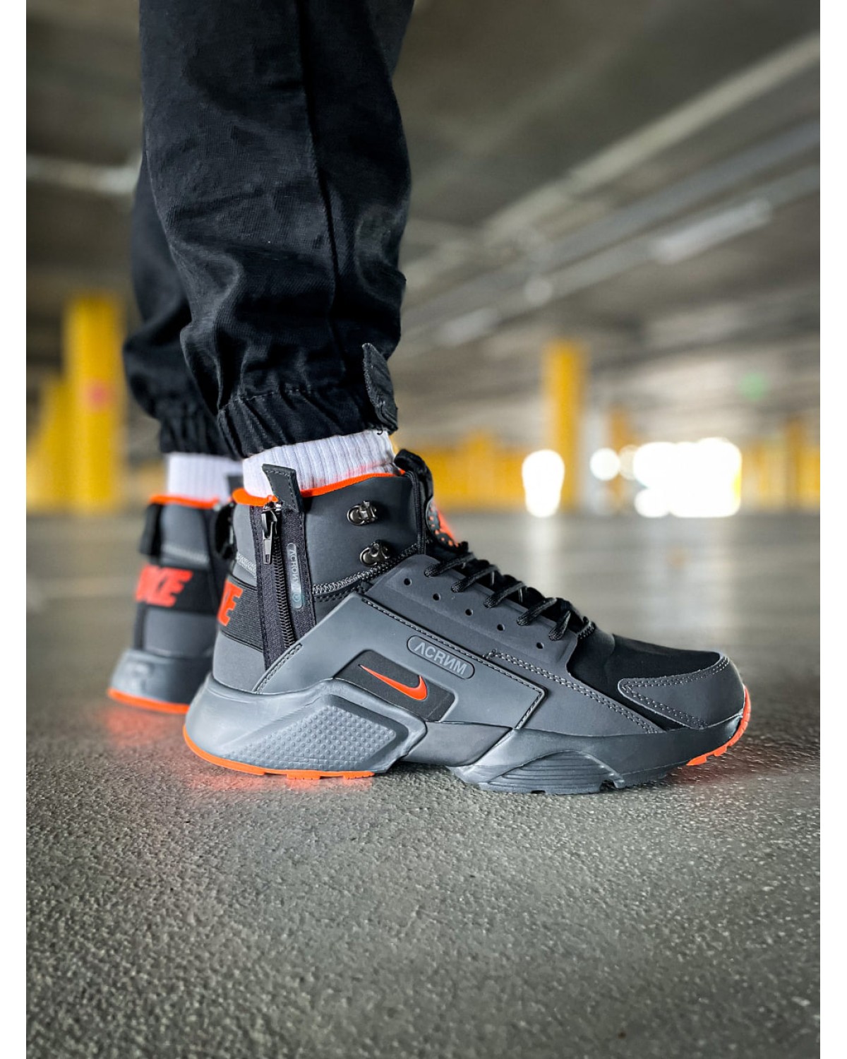 Nike Huarache Acronym "Black/Orange"
