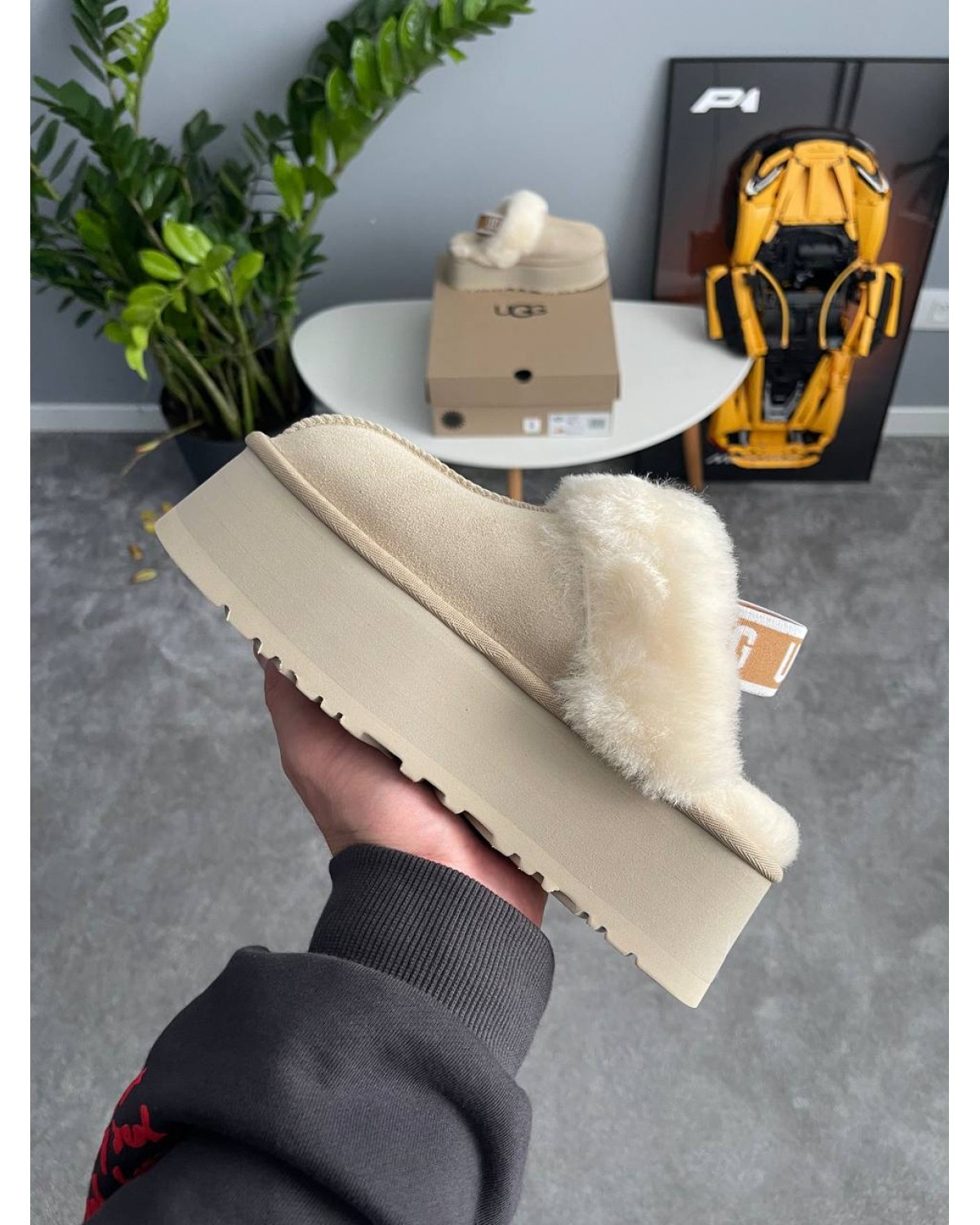 Ugg Funkette Slipper Platform Sand