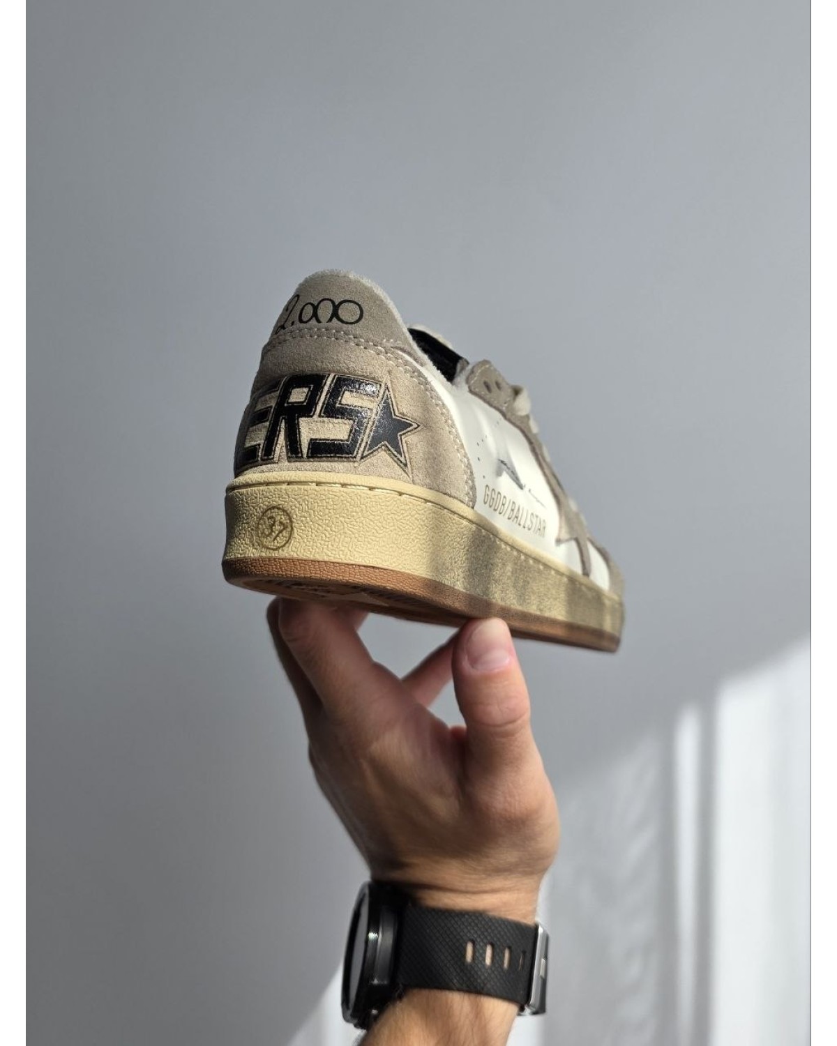 Golden Goose Ball Star Milk/Taupe