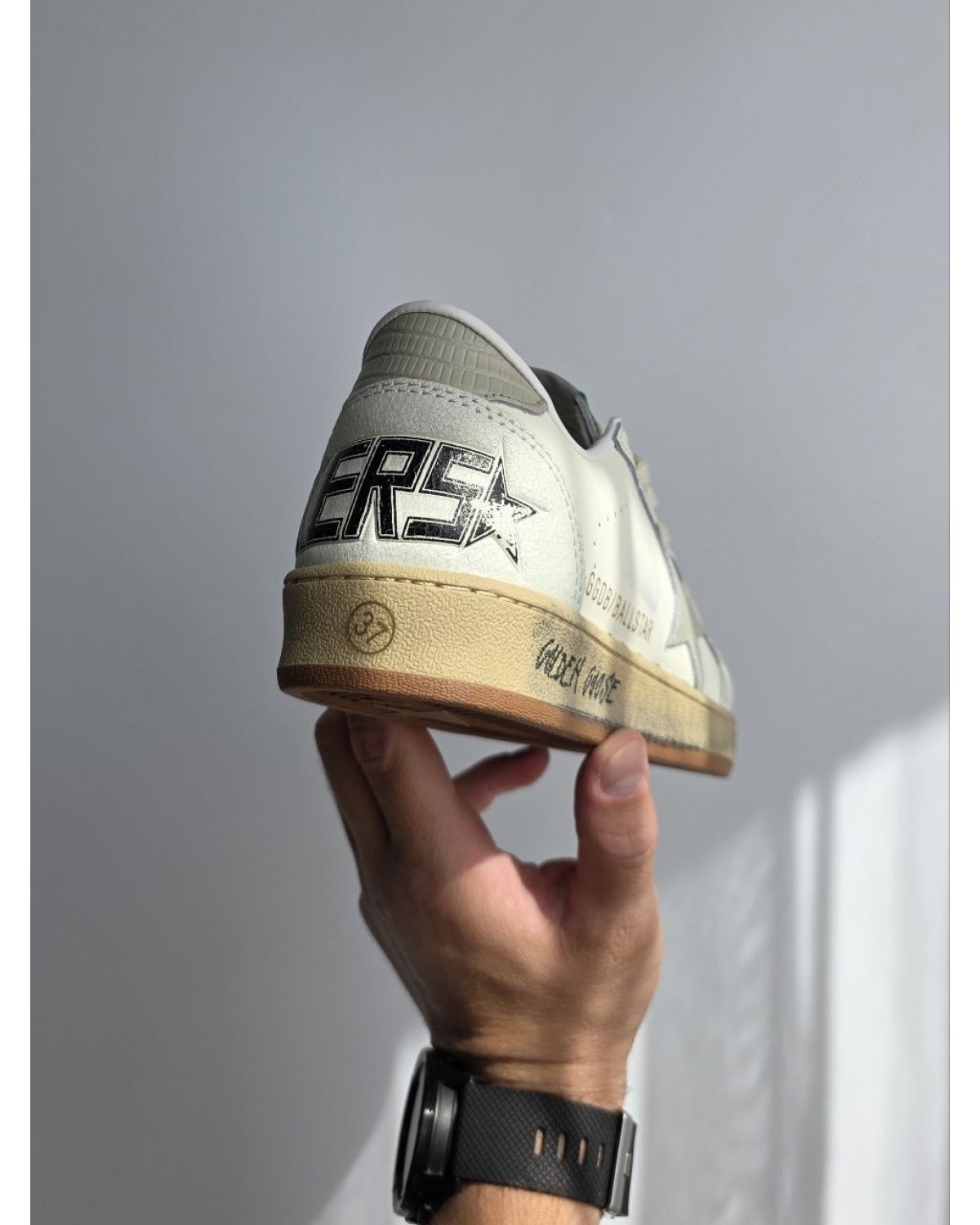 Golden Goose Ball Star Ivory/Silver