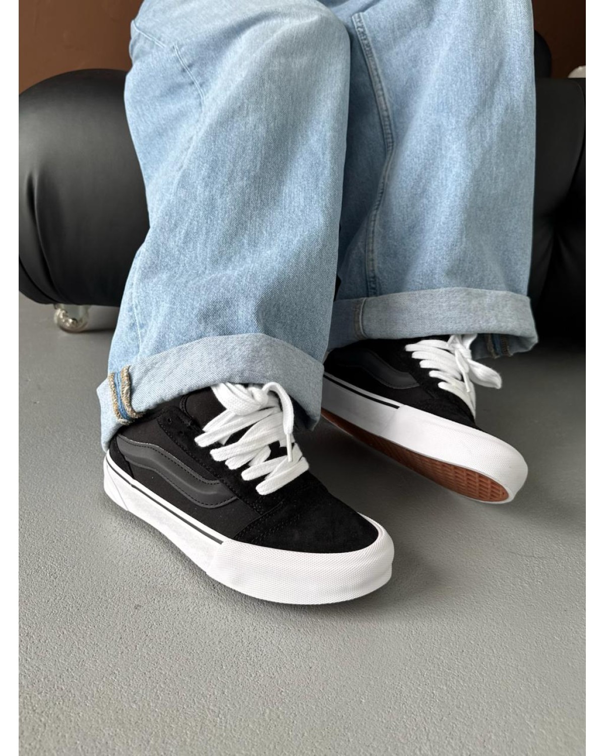 Vans Knu Skool White/Black