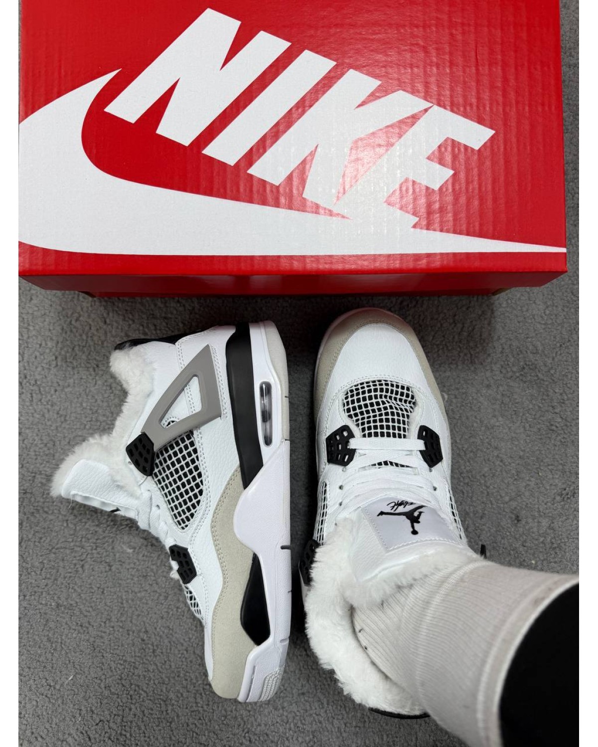 Nike Jordan 4 Black White