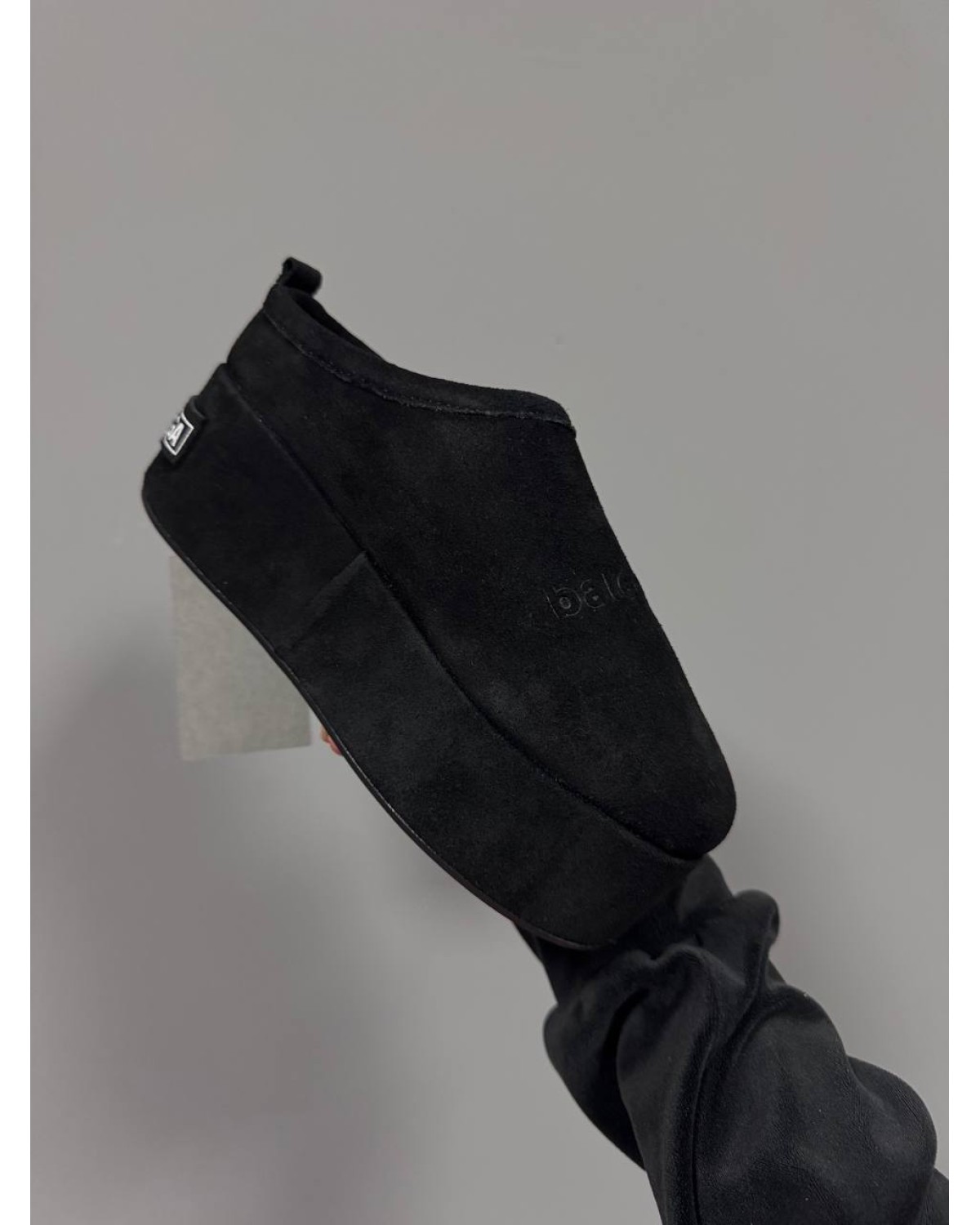 Balenciaga Alaska Soft Platform Mules Black