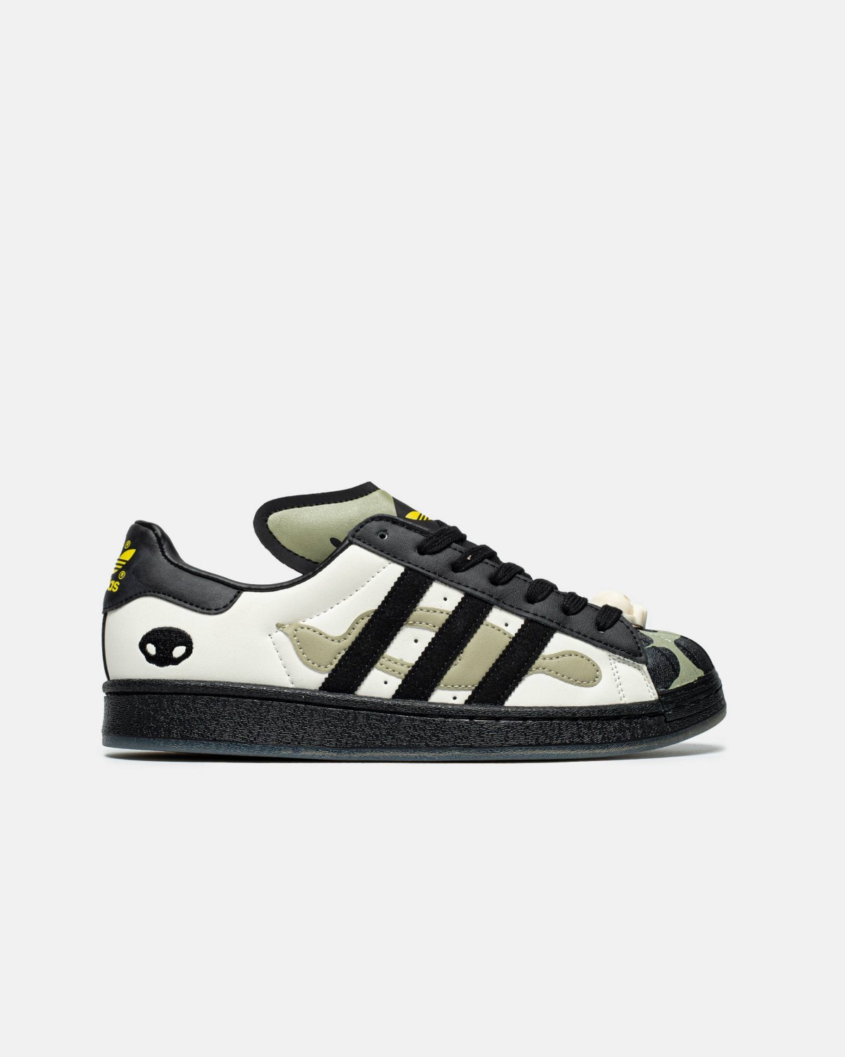 Offgod:Tate x Adidas Superstar 82 Orbit Grey / Core Black / Yellow Offgod:Tate x Adidas Superstar 82 Orbit Grey / Core Black / Yellow