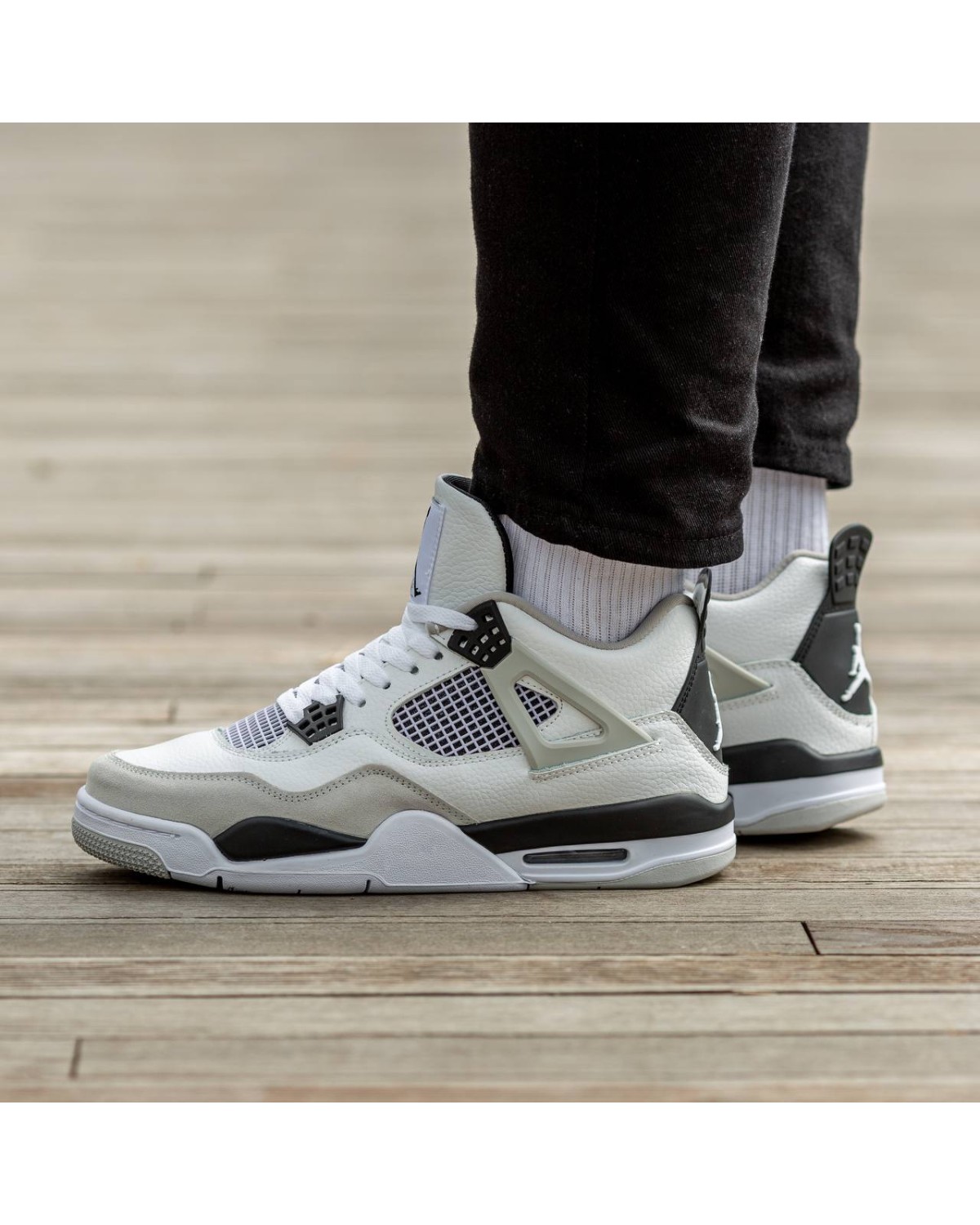 Nike Air Jordan Retro 4 Military Black