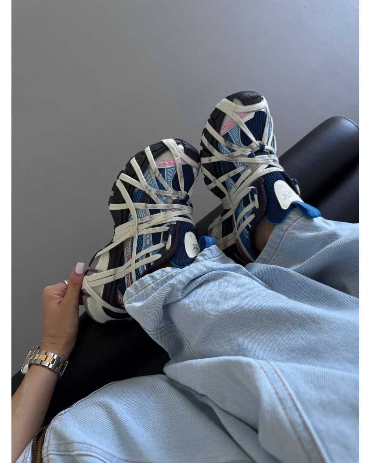 Balenciaga 3XL Extreme Lace Blue / Multicolor