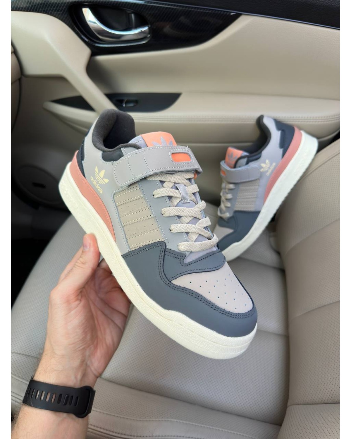 Adidas Forum Grey Dark Blue