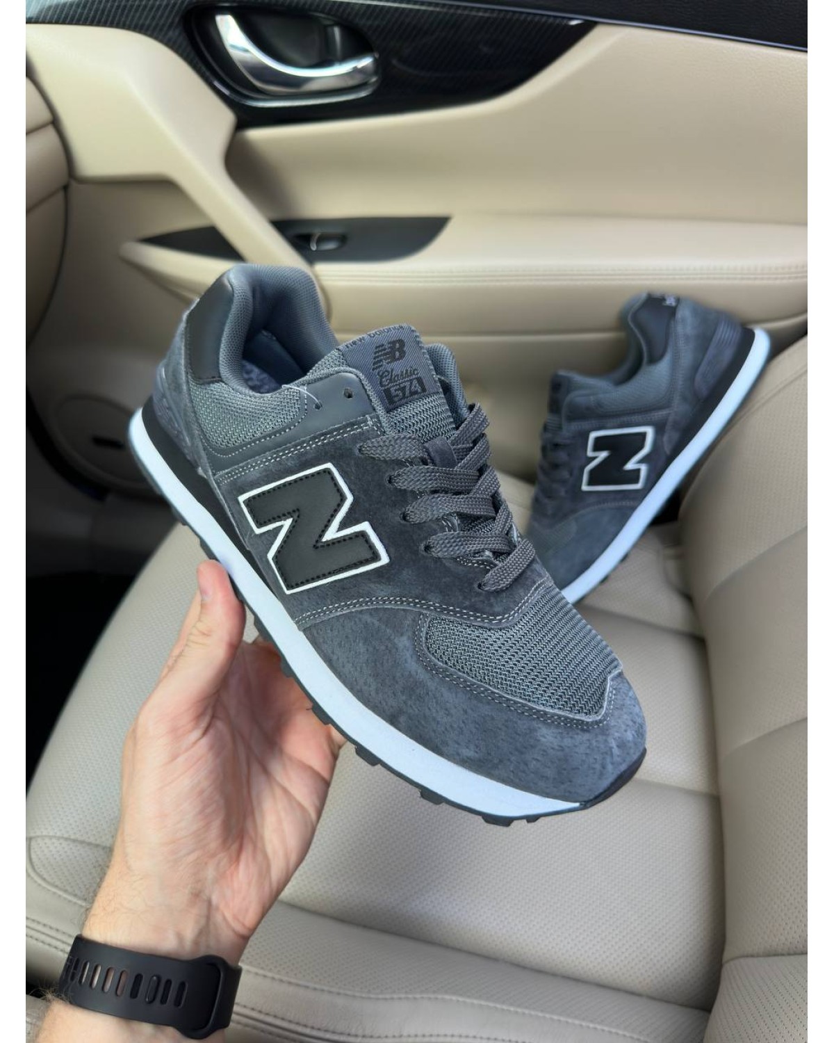 New Balance 574 Dark Grey