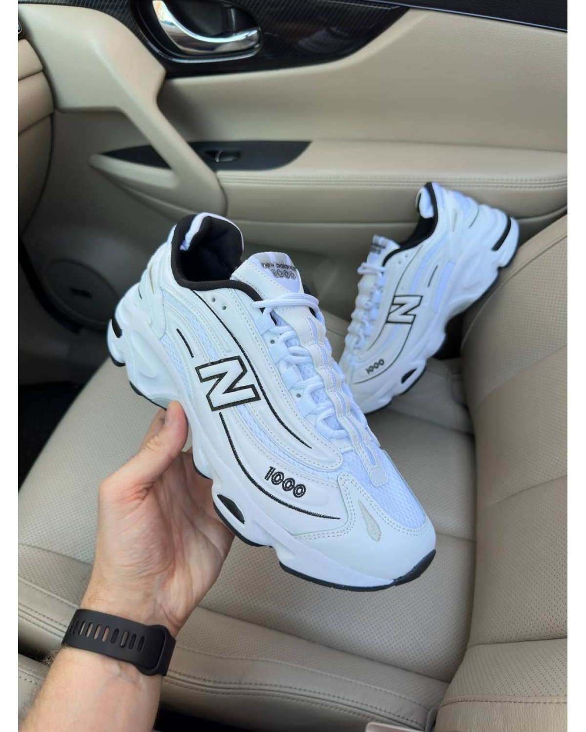 New Balance 1000 White Black