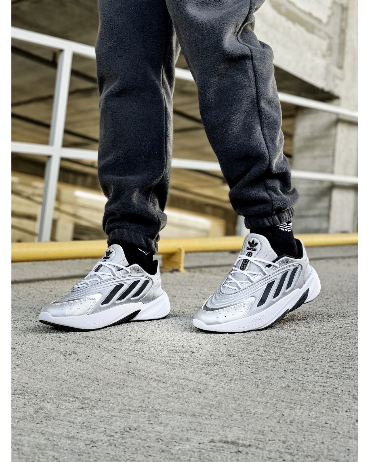 Adidas Ozelia Grey Black White