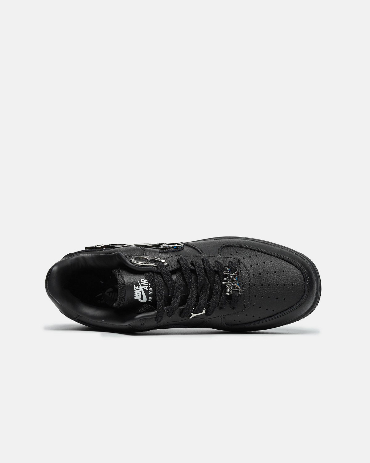 Air Force 1 Low Black “Molten Metal Swoosh”