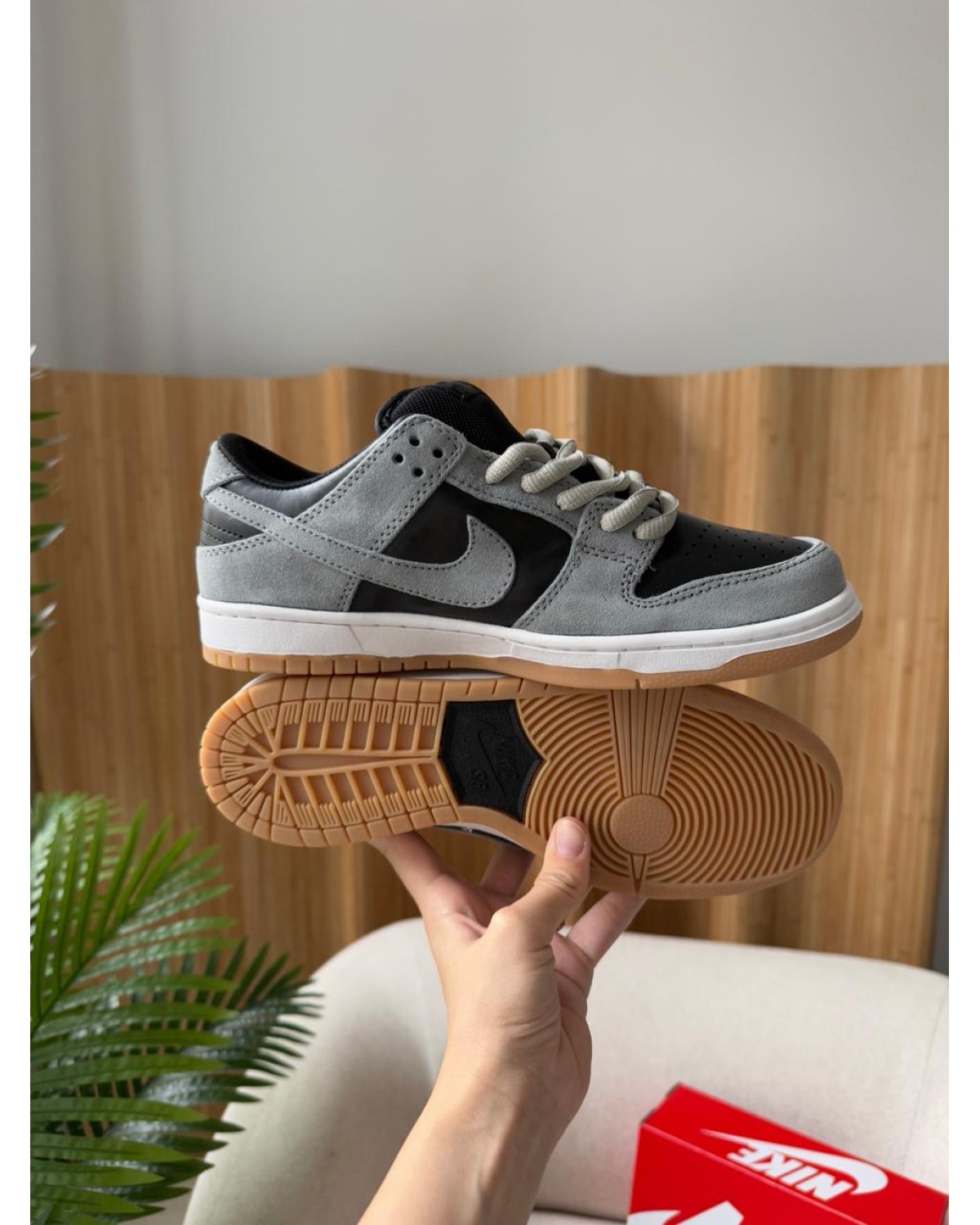 Nike SB Dunk Low Dark Grey Black Gum Nike SB Dunk Low Dark Grey Black Gum