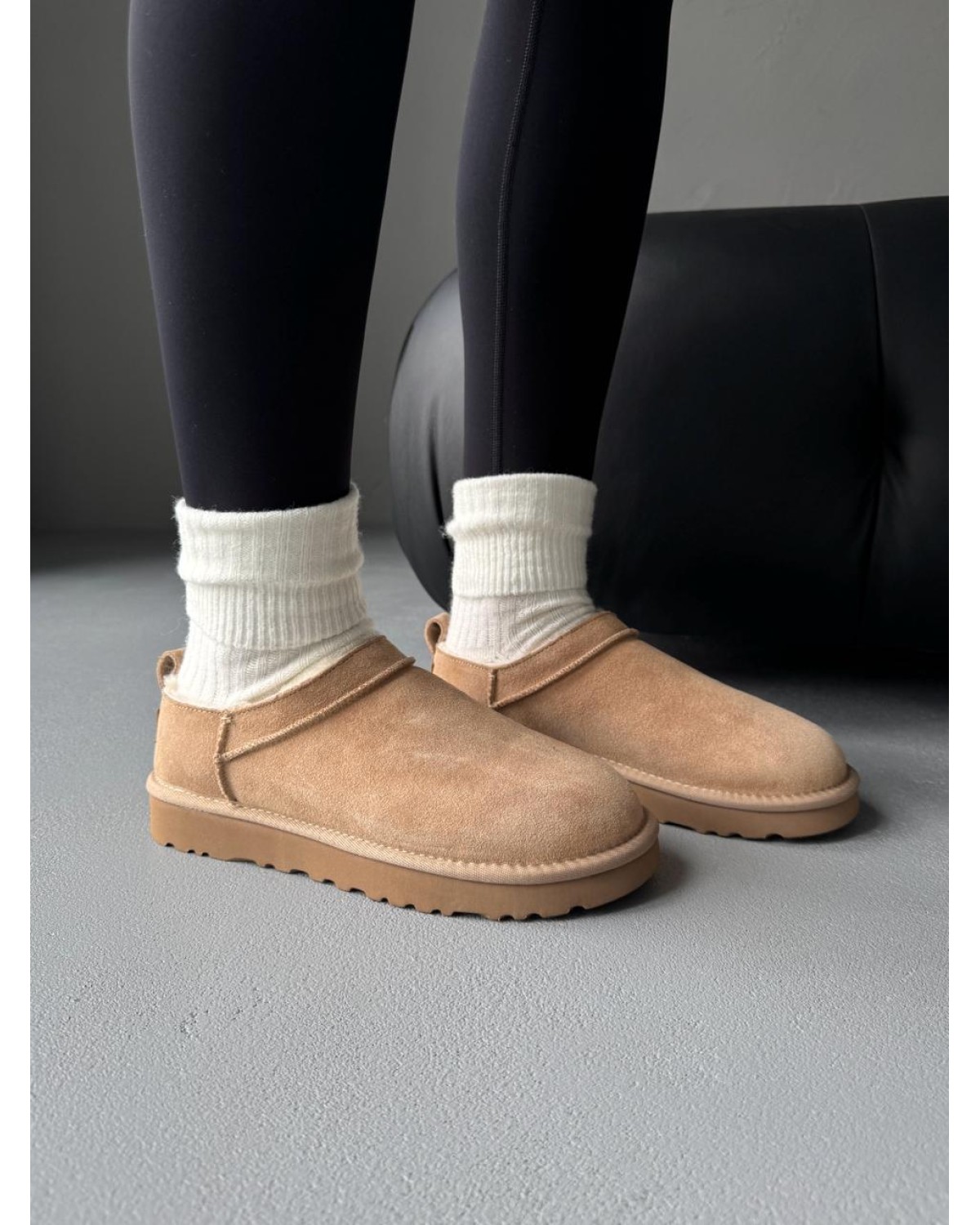 UGG Classic  Micro Boot Beige