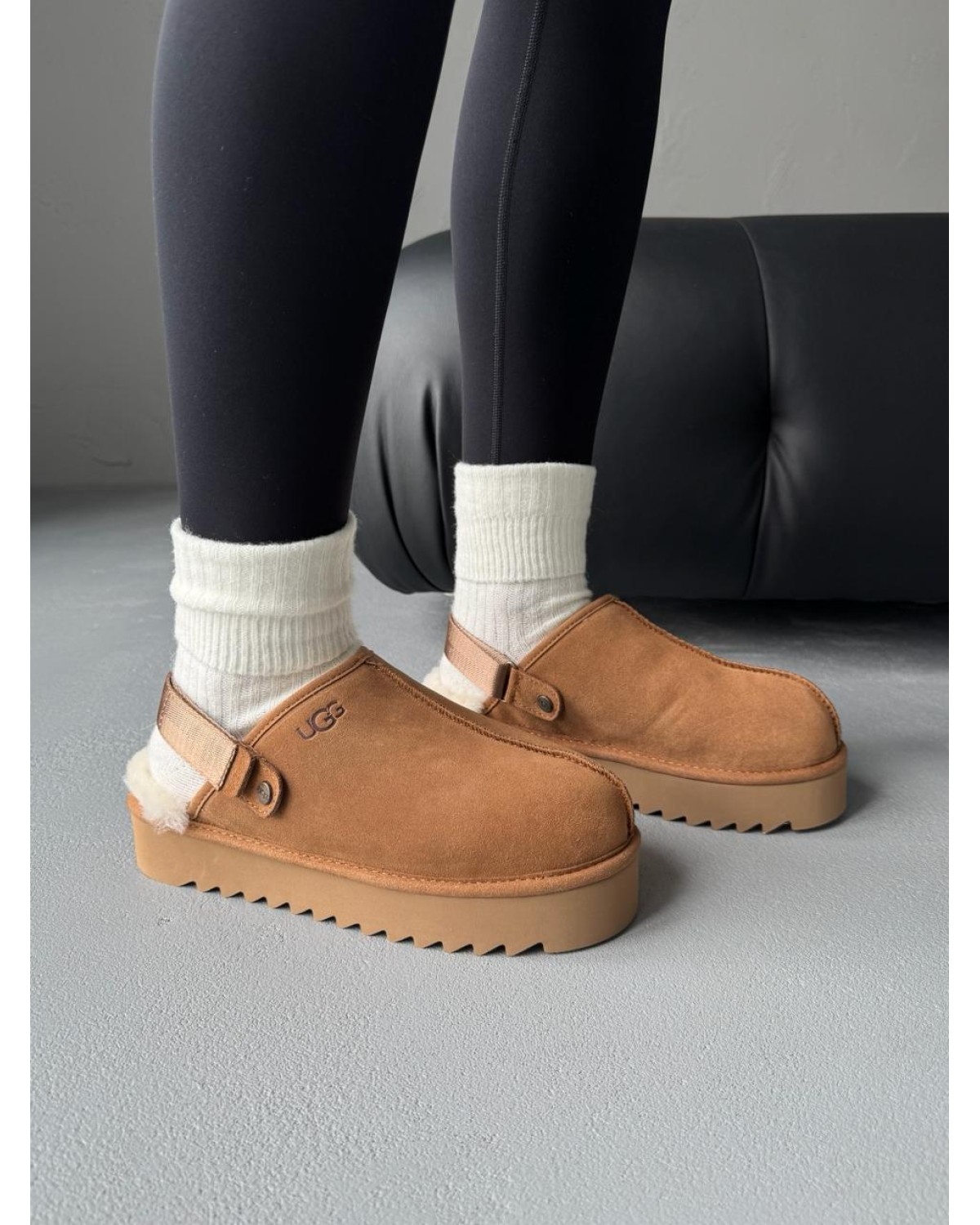 Ugg Lanah Clog Platform Chestnut Ugg Lanah Clog Platform Chestnut