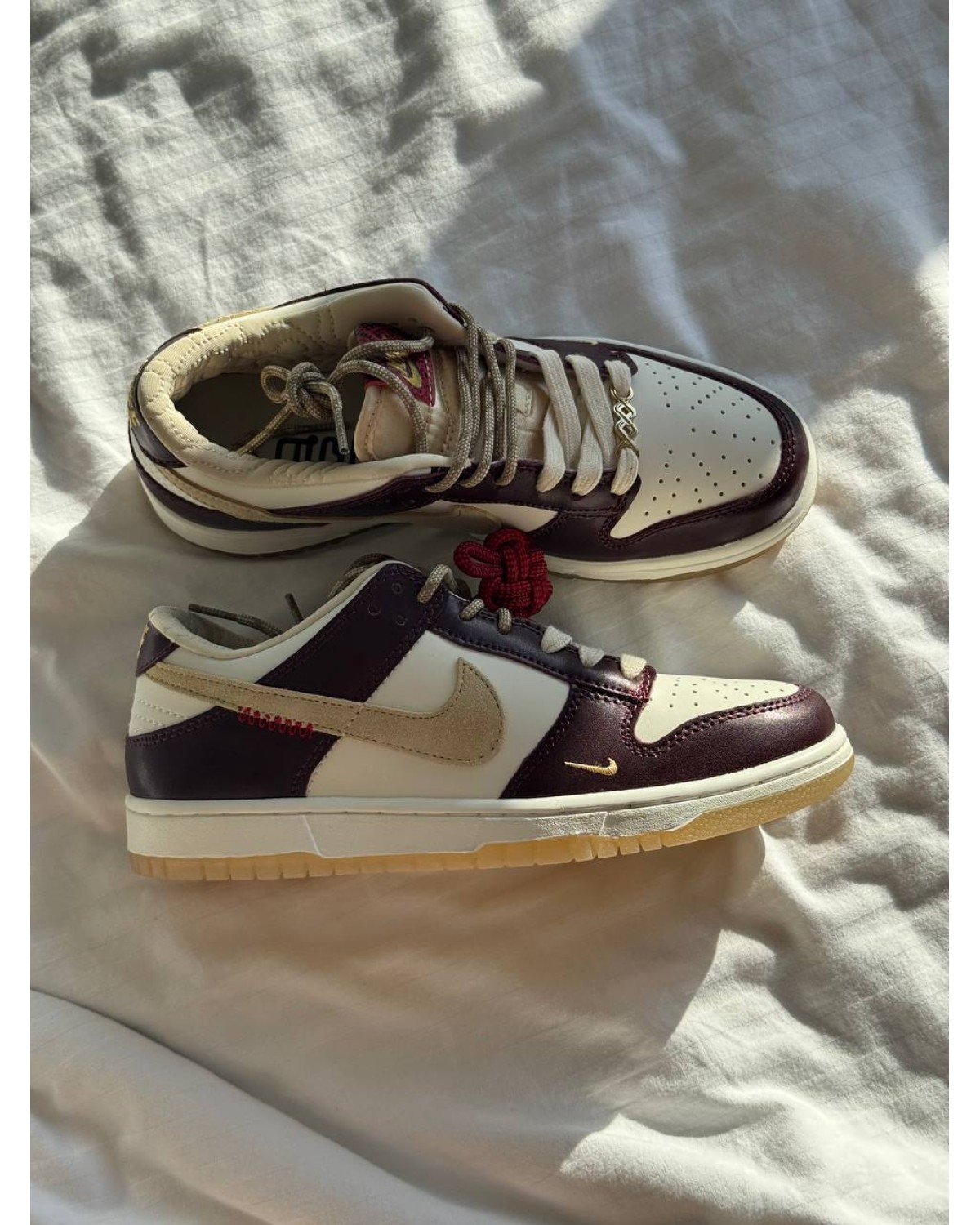 Dunk LX White/Maroon