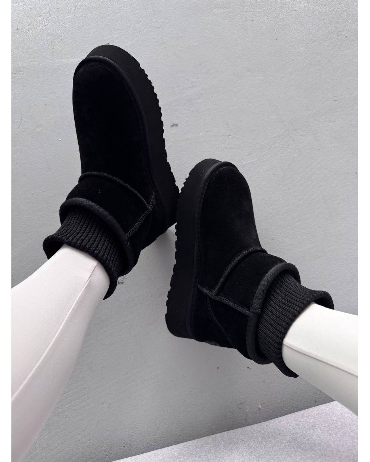 UGG Sock Black Suede UGG Sock Black Suede