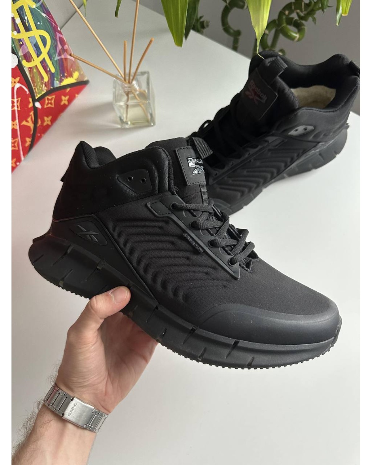 Reebok Zig Kinetica Total Black Reebok Zig Kinetica Total Black