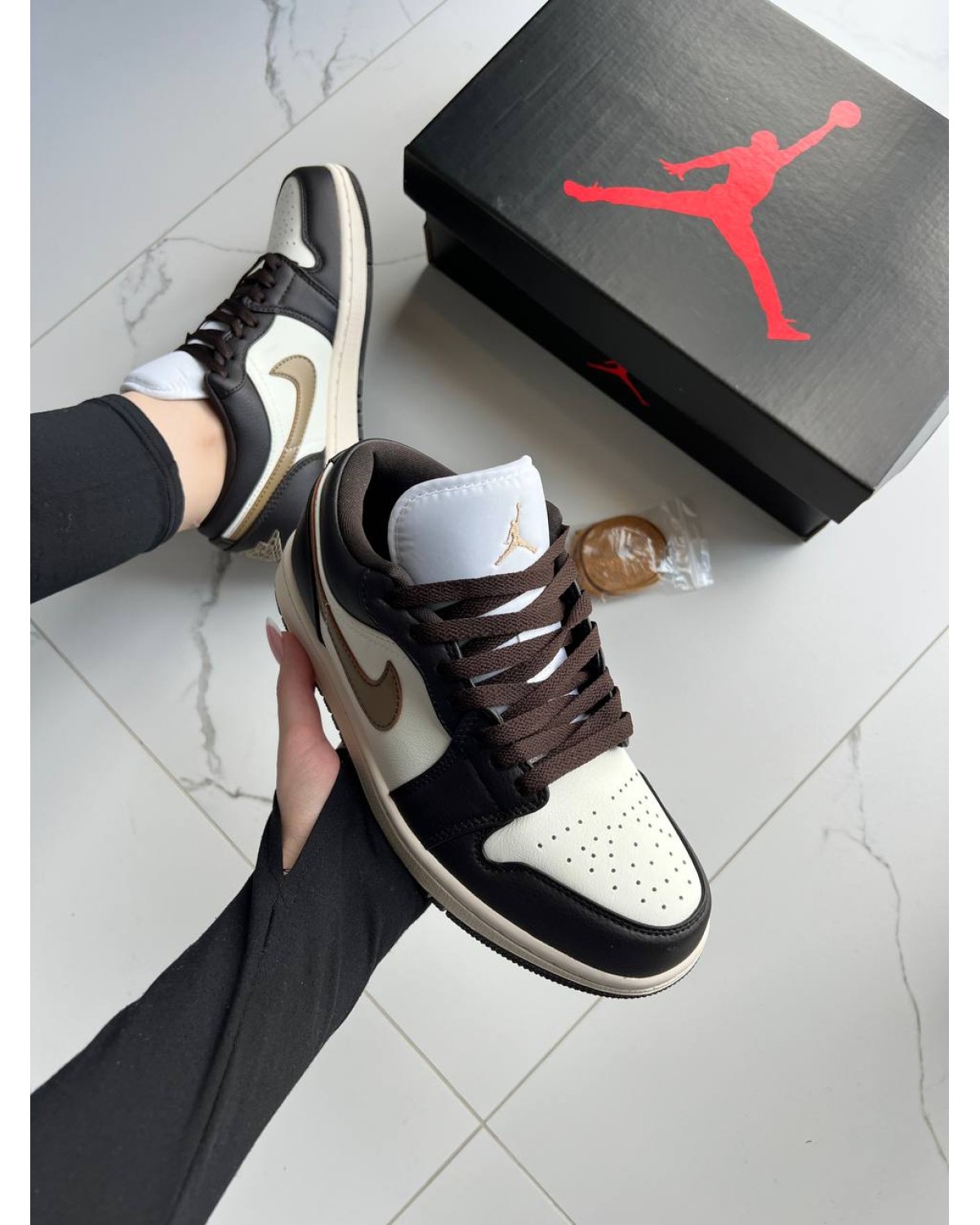 Jordan 1 Low Shadow Brown Mocha