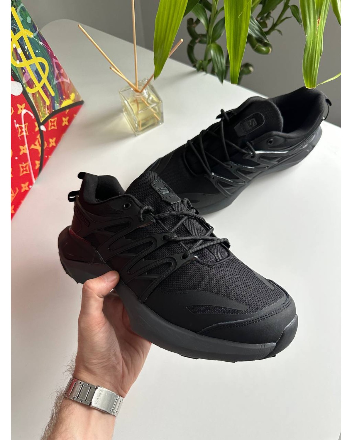 Salomon XT PU. RE Advanced Gore-Tex Black Grey Salomon XT PU. RE Advanced Gore-Tex Black Grey