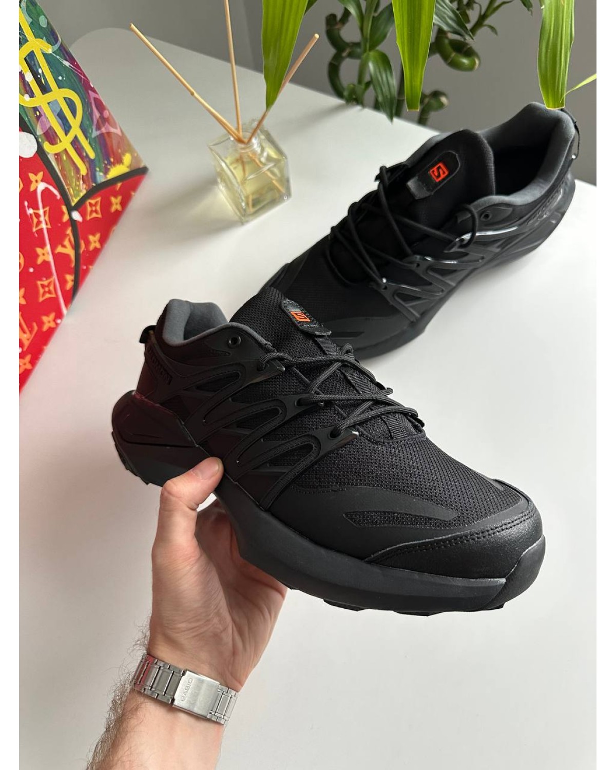 Salomon XT PU. RE Advanced Gore-Tex Black Orange Salomon XT PU. RE Advanced Gore-Tex Black Orange