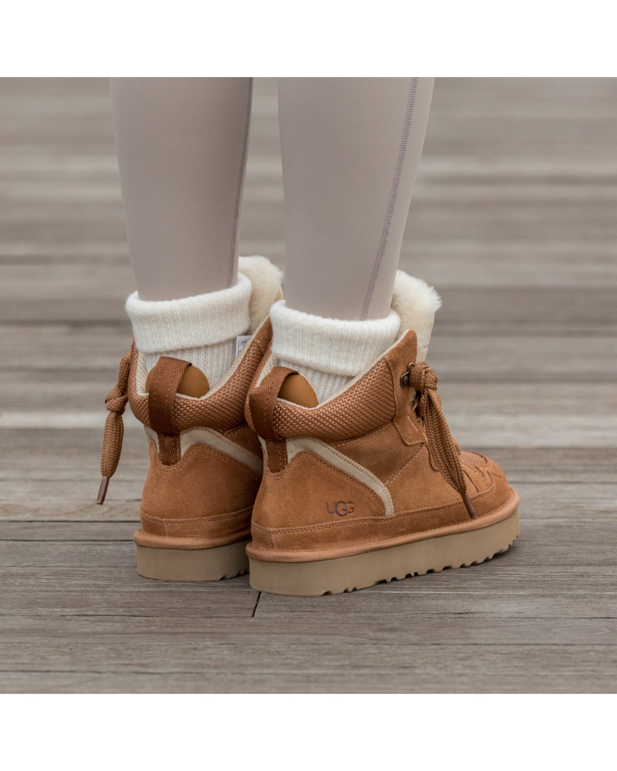 UGG Lowmel Sneaker High Chestnut