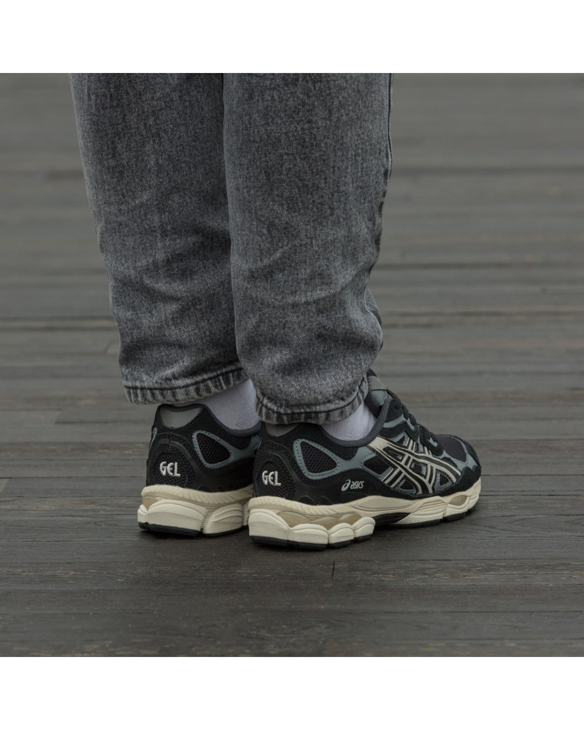 Asics Gel-NYC Black Beige Asics Gel-NYC Black Beige