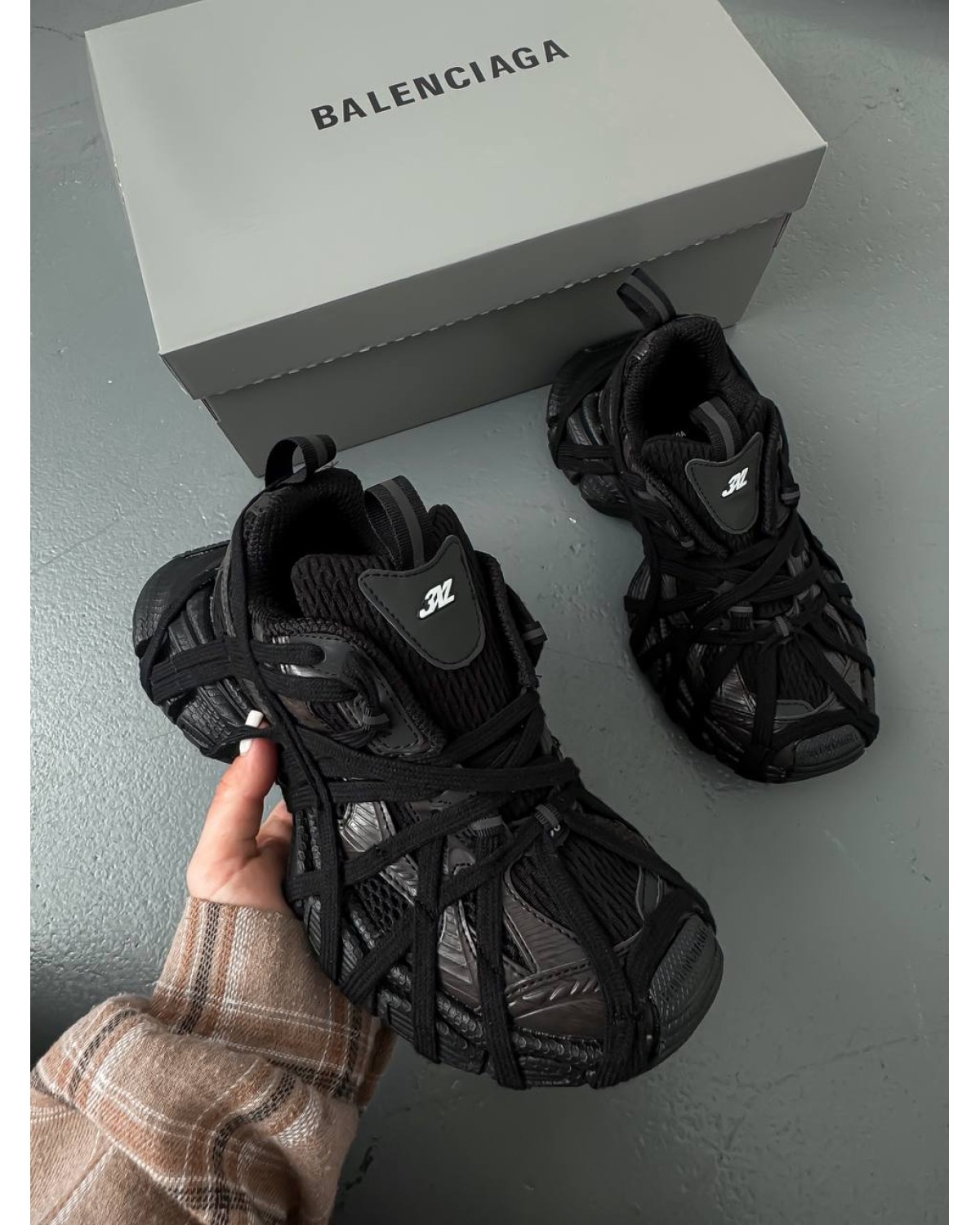 Balenciaga 3XL Extreme Lace Black/Brown