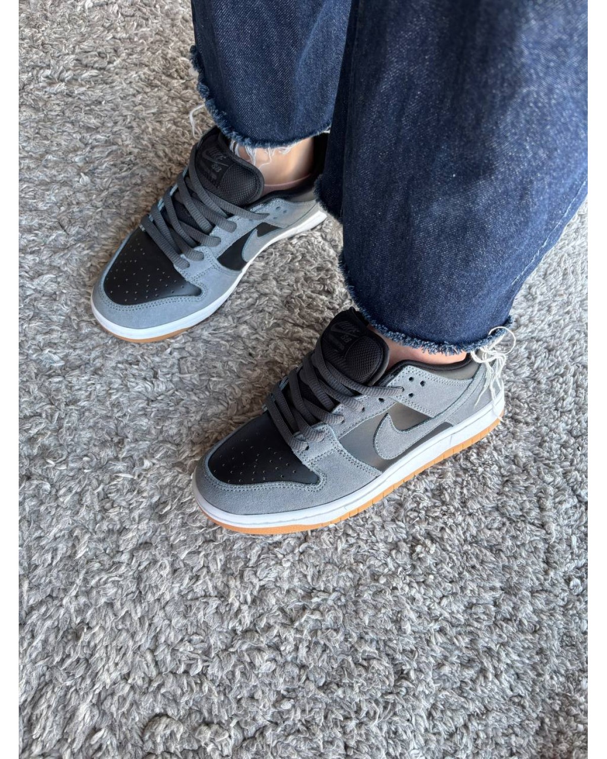 Nike SB Dunk Low Dark Grey Black Gum