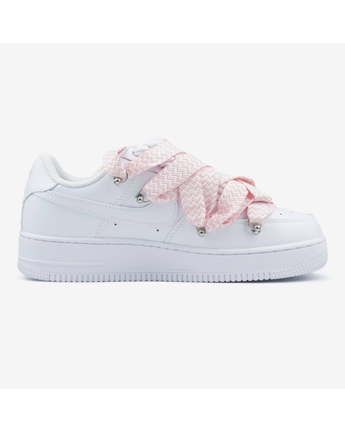 Nike Air Force 1 Low Custom Lanvin Laces Pink