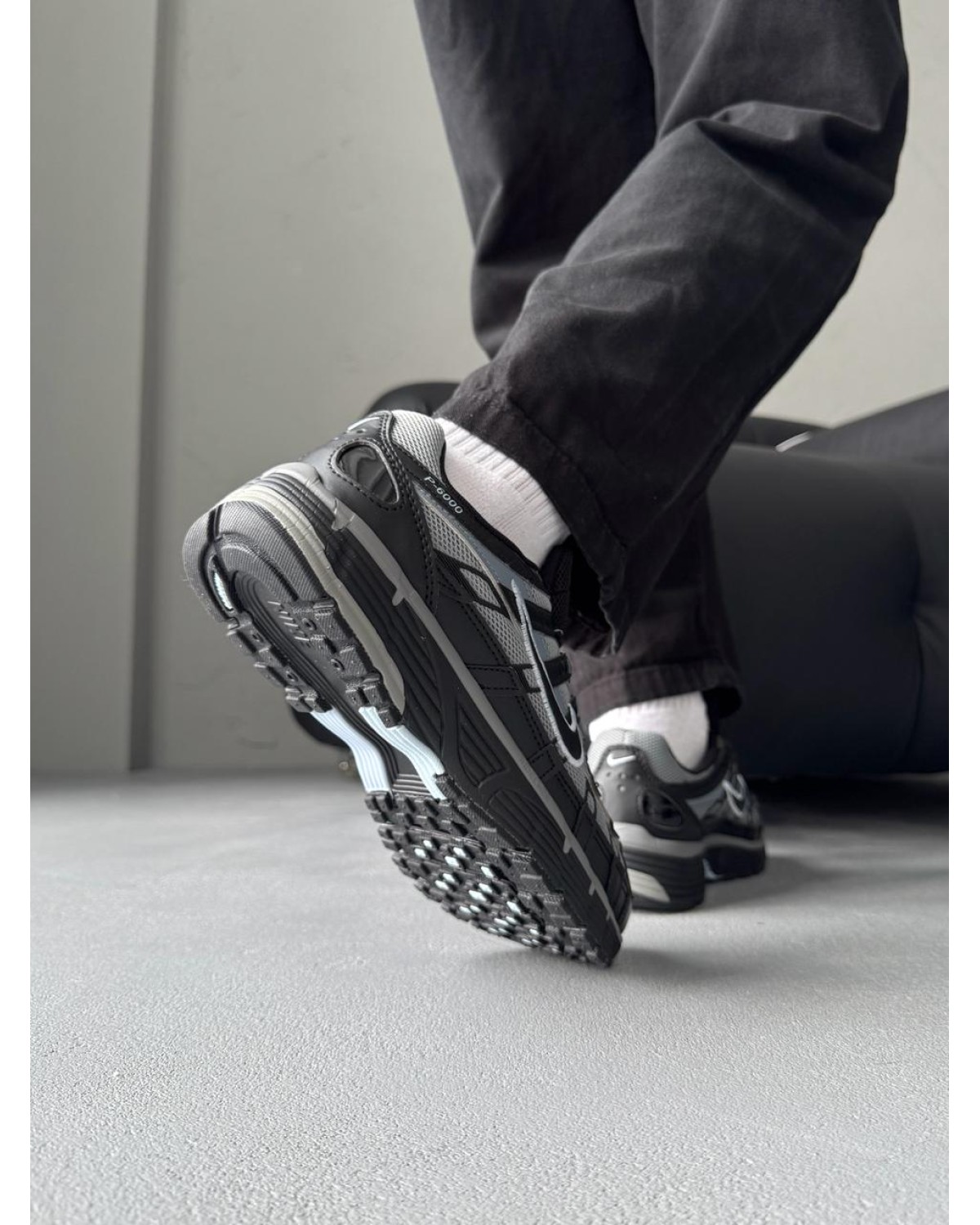 Nike P-6000 Grey Black