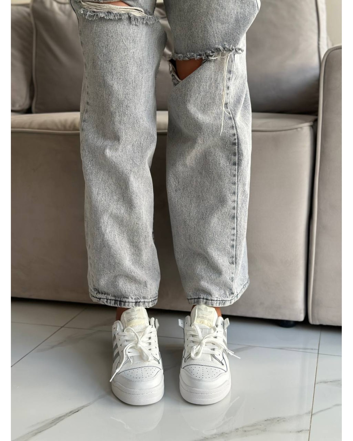 Adidas Forum 84 Low White Grey