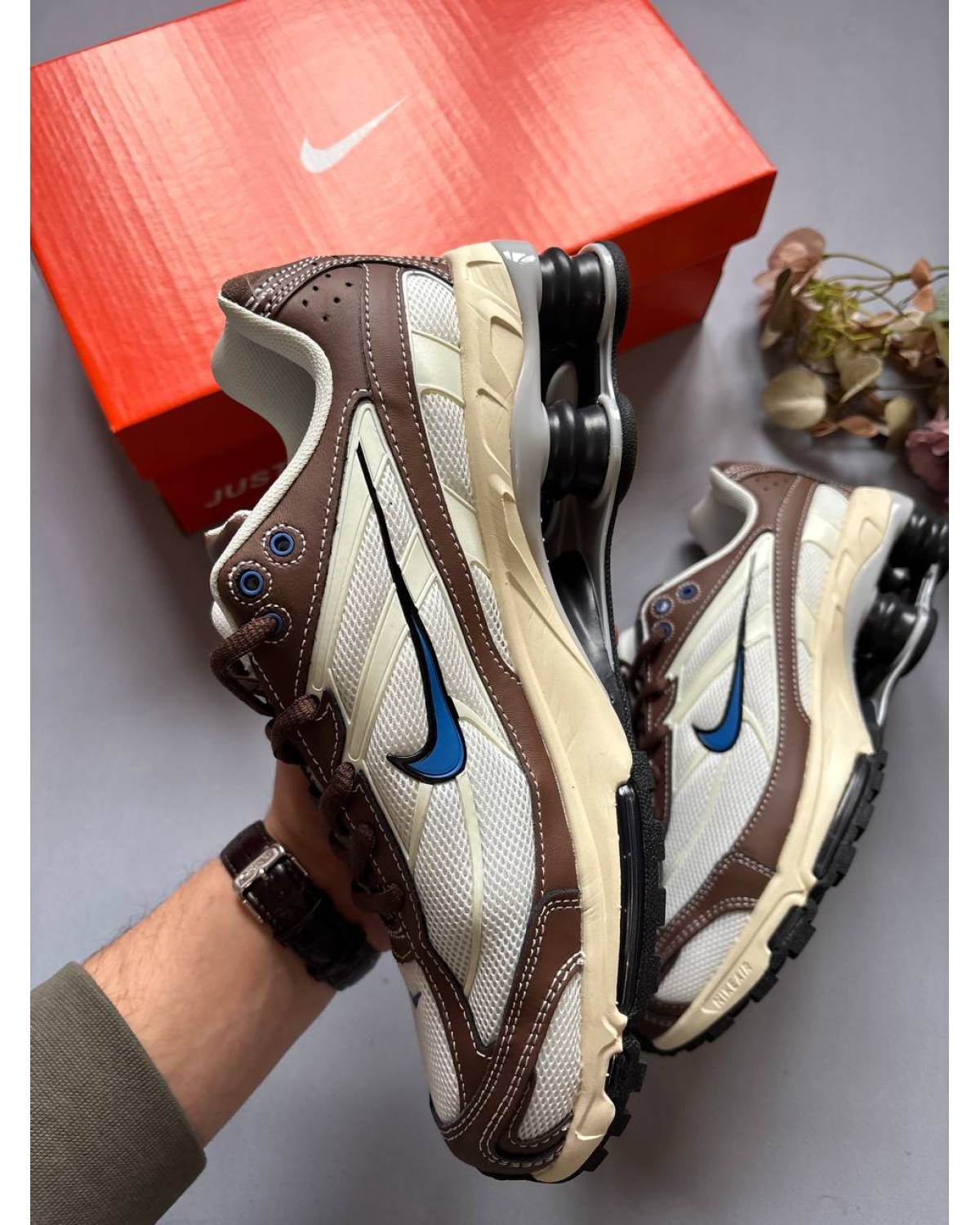 Nike Shox Ride 2 Brown White