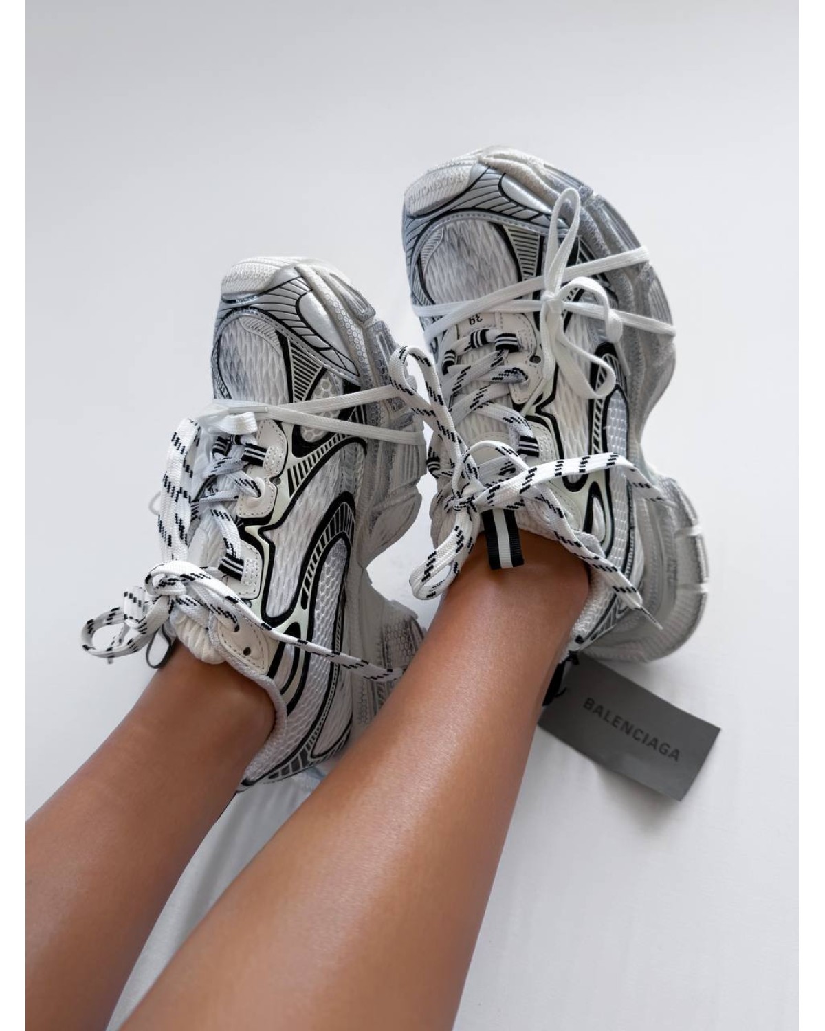 Balenciaga 3XL White Black