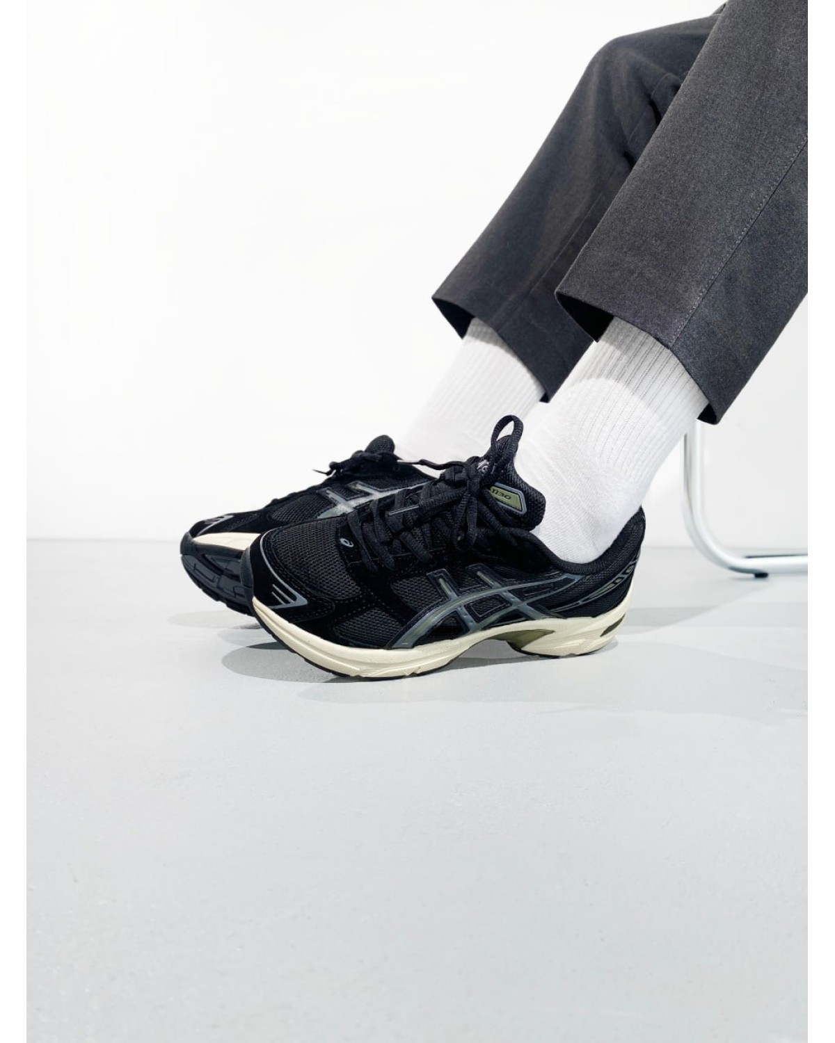 Asics Gel-1130 Black Beige Asics Gel-1130 Black Beige