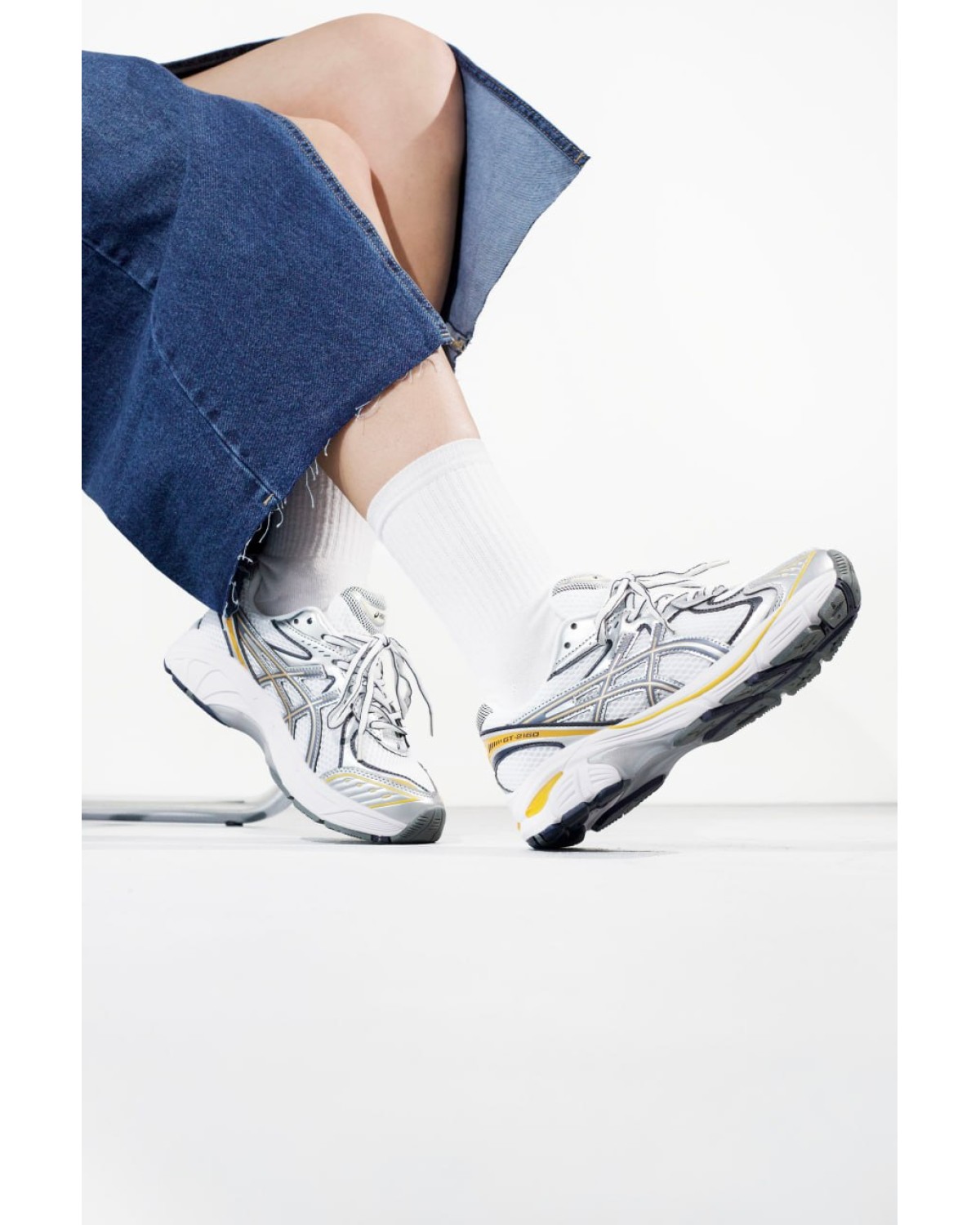 Asics GT-2160 White/Silver/Yellow