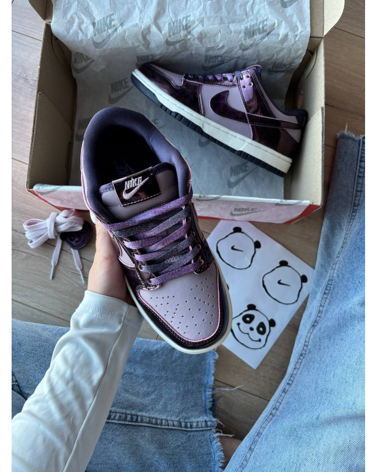 Nike SB Dunk Low SE Panda Purple