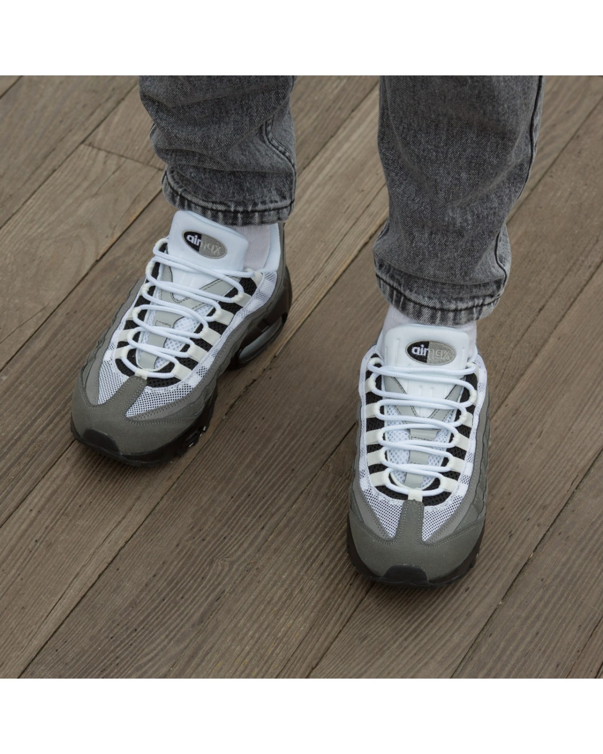 Nike Air Max 95 Grey Black  Suede