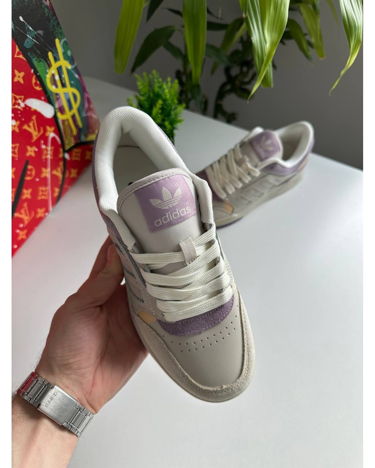 Adidas Drop Step Light Grey Violet