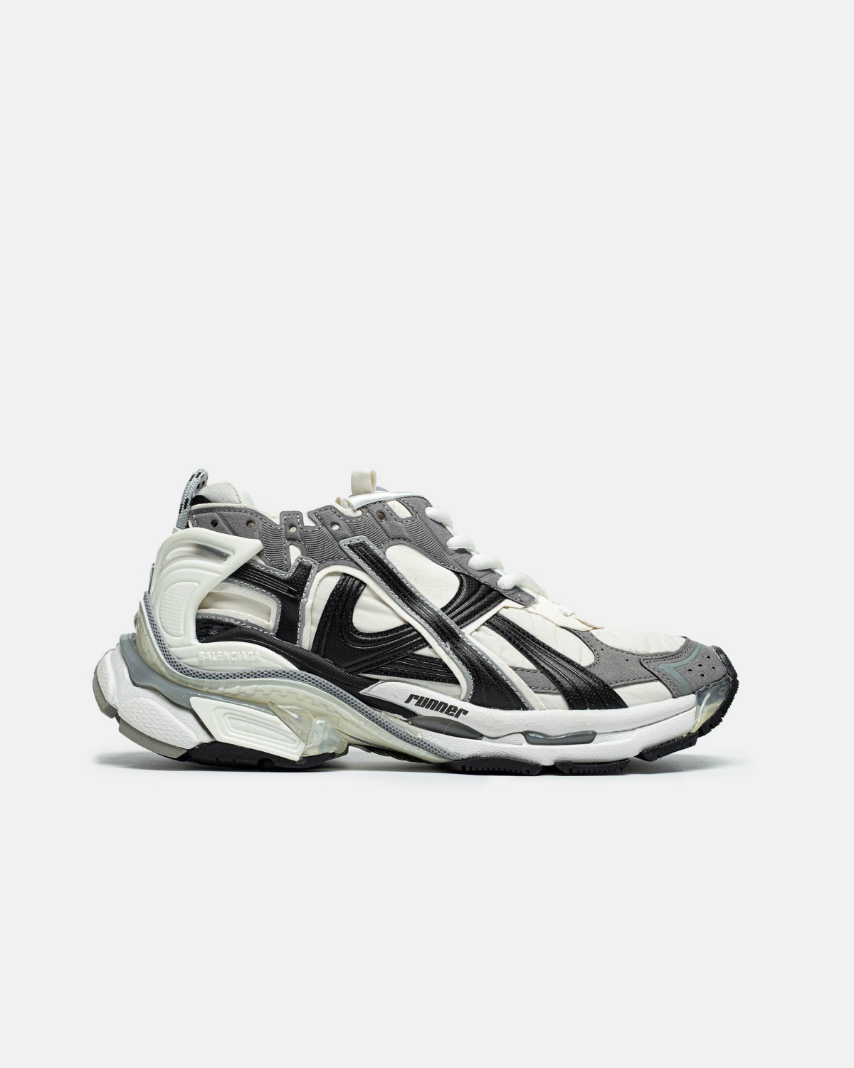 Balenciaga Runner Nylon Sneaker Grey/White/Black