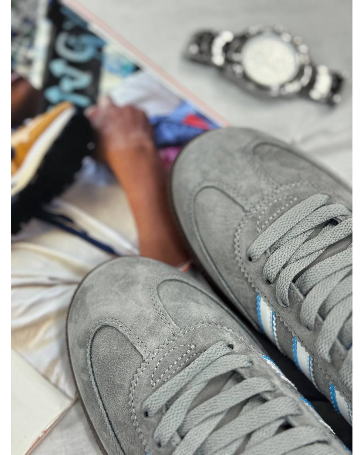 Adidas Handball Spezial Grey Blue