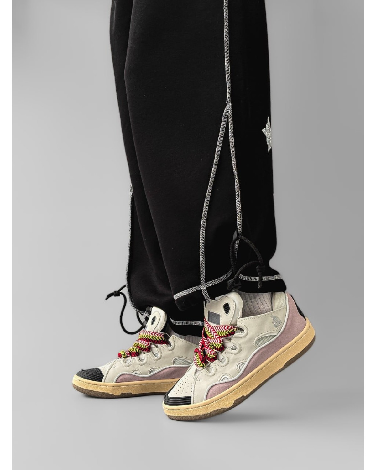 Lanvin Curb Suede Trim