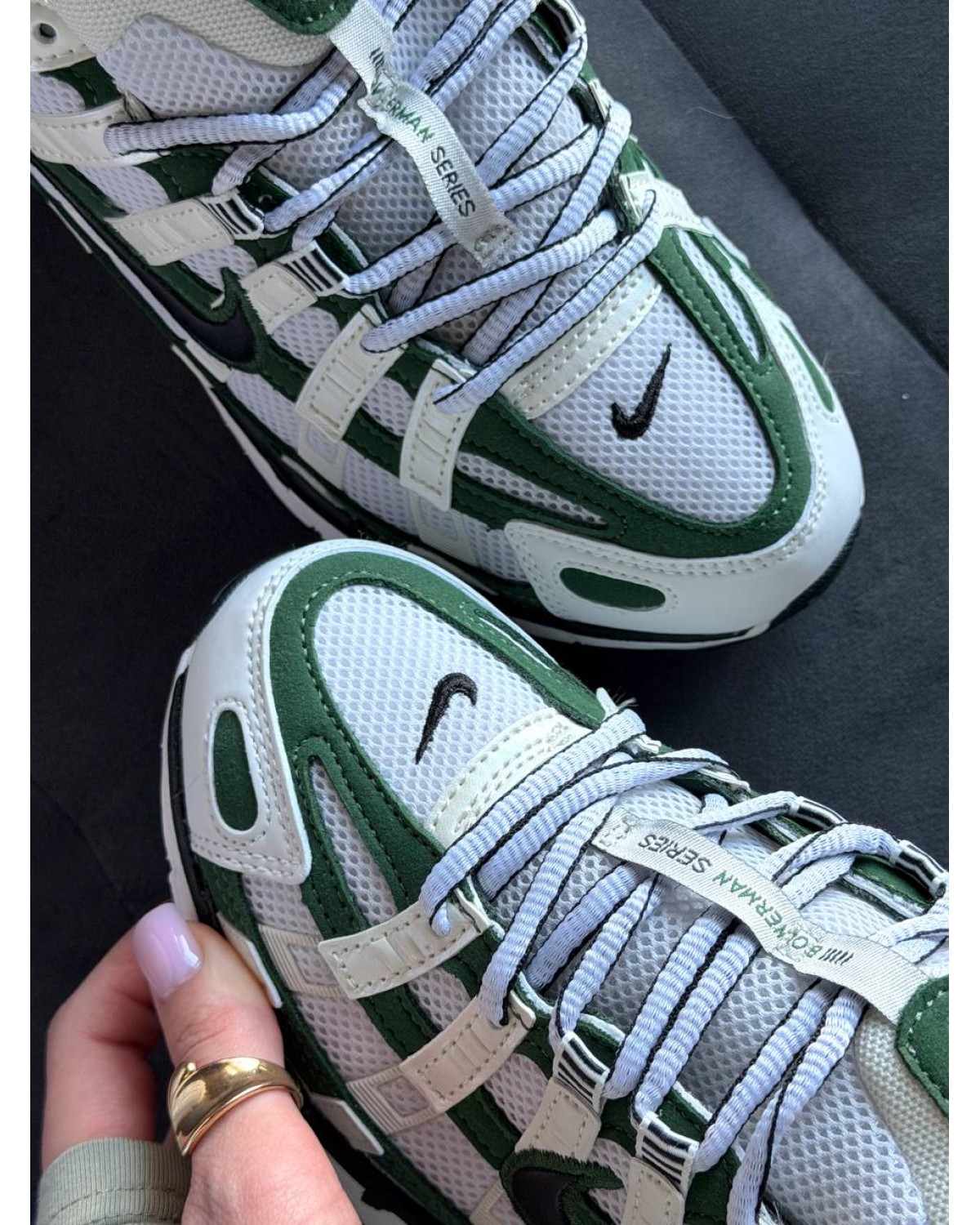 Nike P-6000 White/Green/Black
