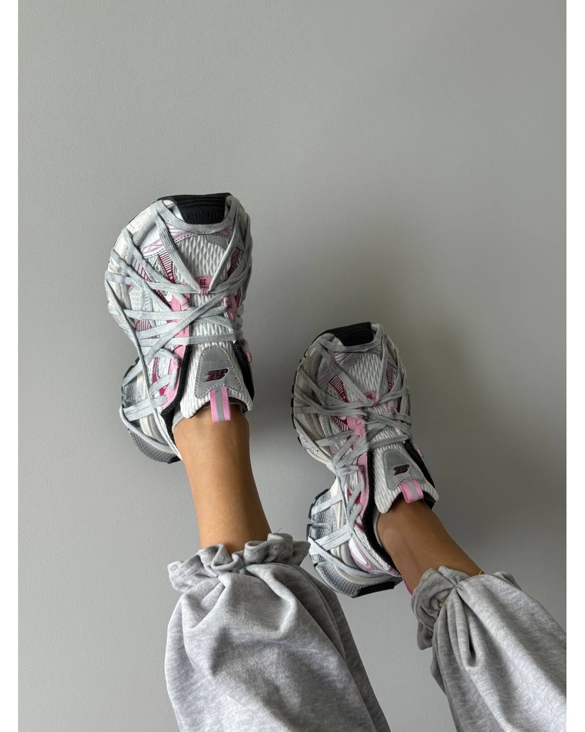 Balenciaga 3XL Extreme Lace White/Grey/Pink