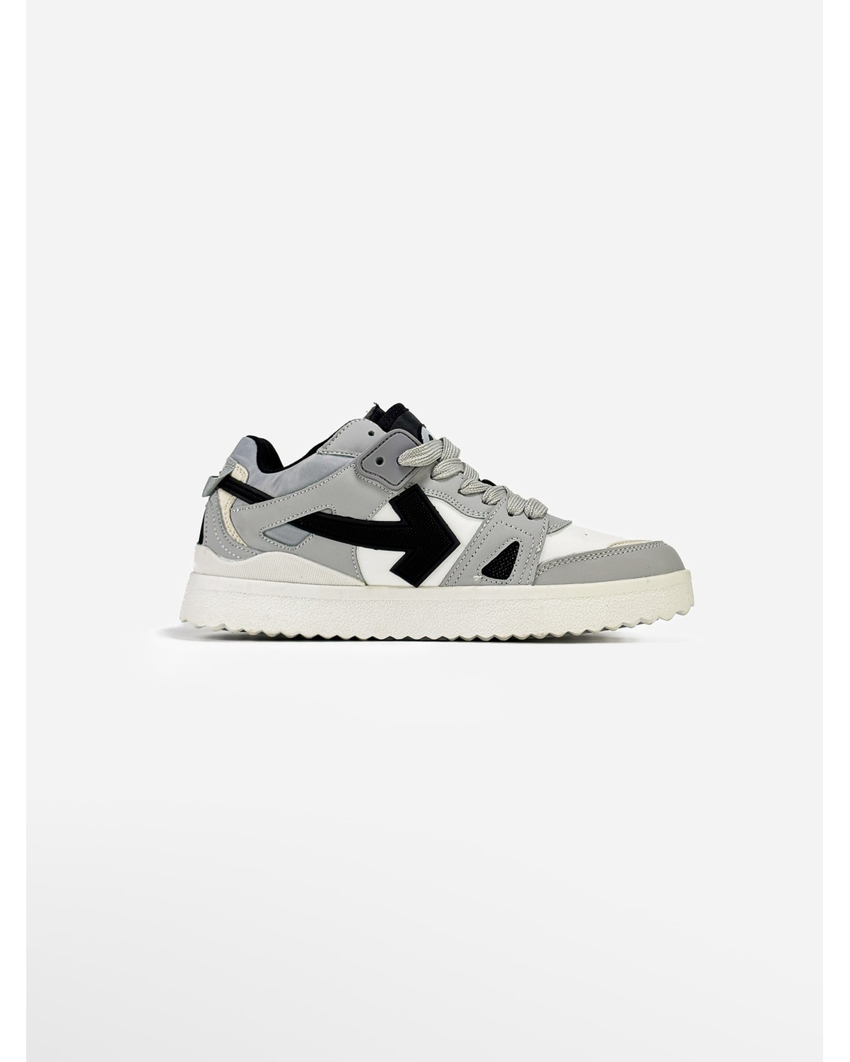 Off-White Sponge Mid Top White/Grey Off-White Sponge Mid Top White/Grey