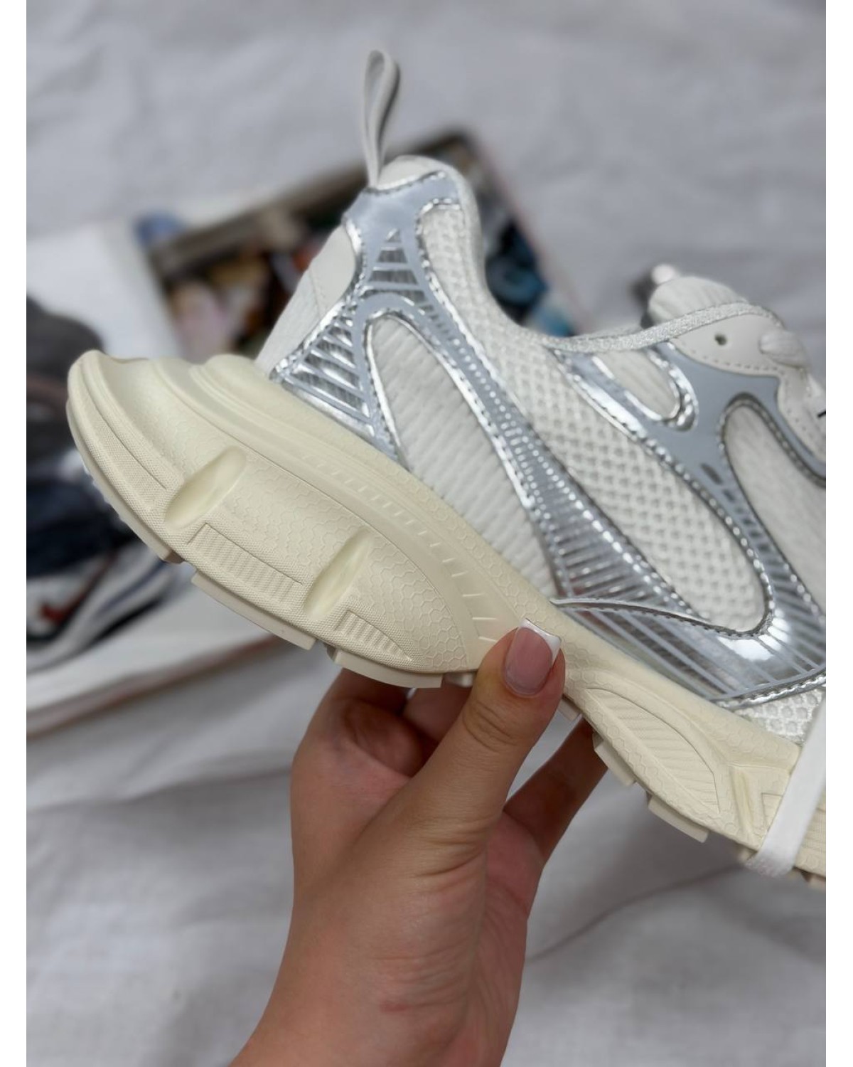 Balenciaga 3XL White Silver