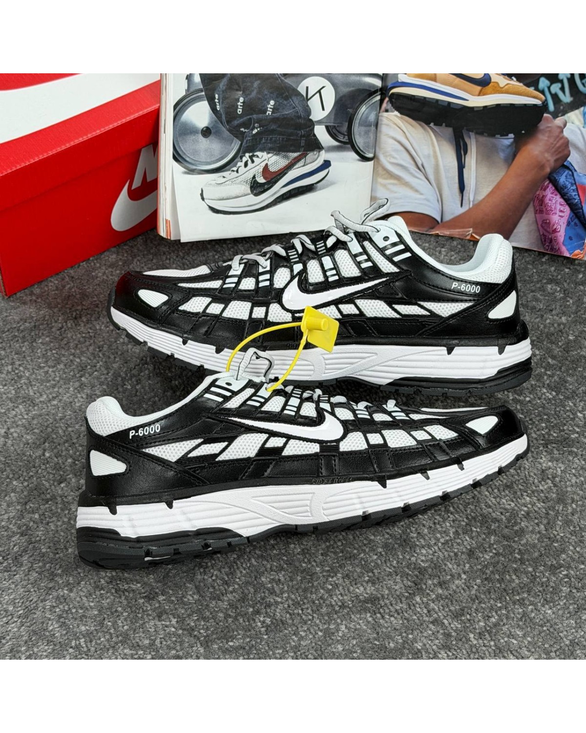 Nike P-6000 Black White