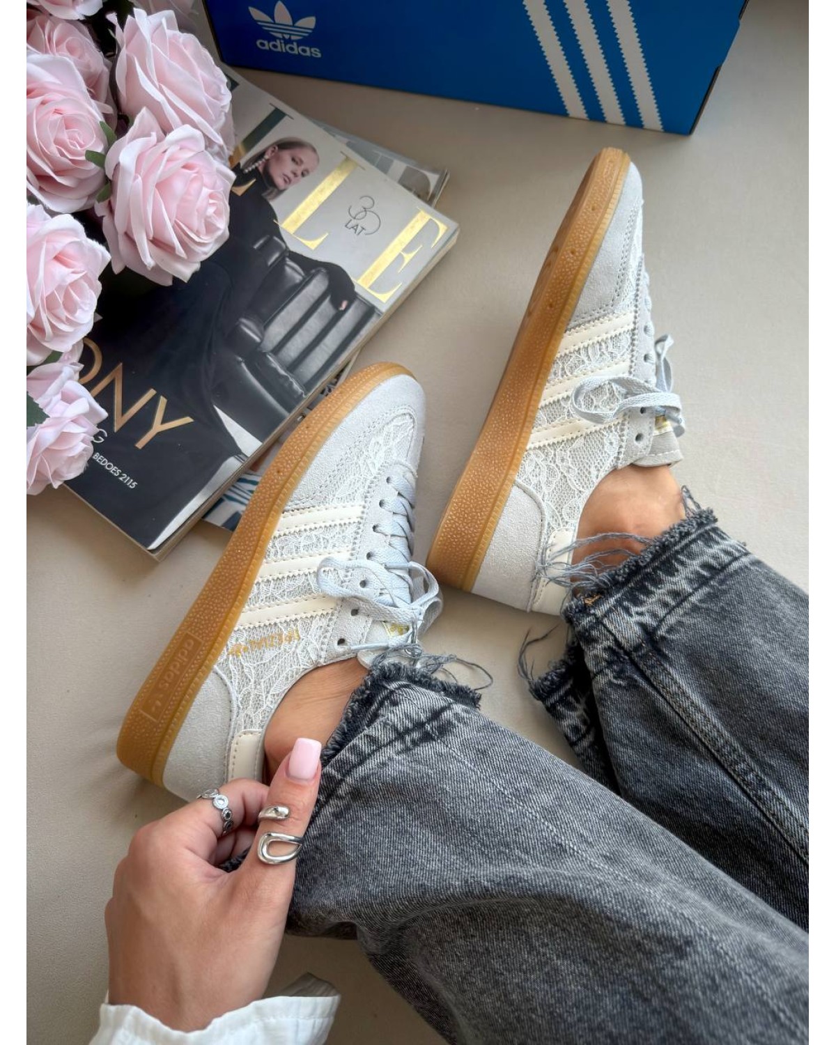 Adidas Spezial Grey White Adidas Spezial Grey White