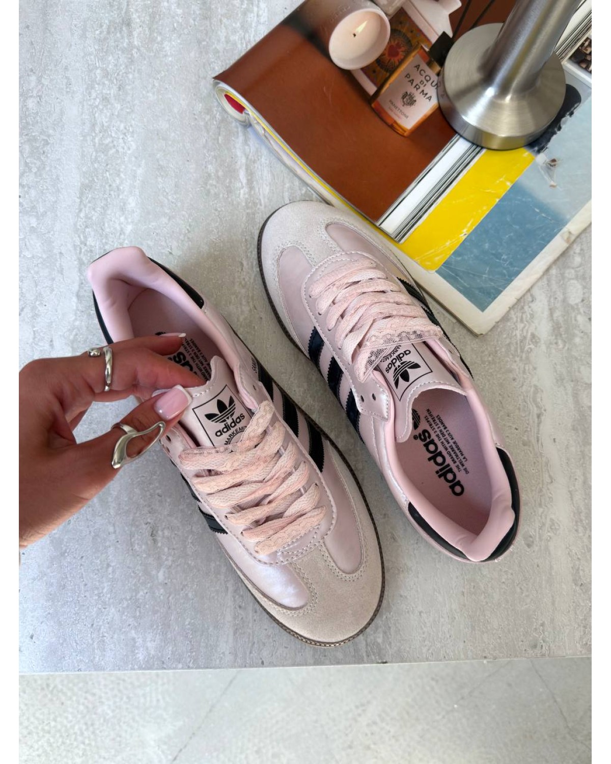 Adidas Samba OG Sandy Pink Core Black Adidas Samba OG Sandy Pink Core Black